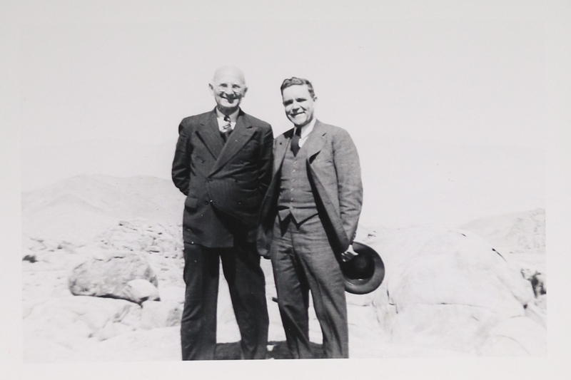 John Thomas (right) with Ralph Mayberry, c. 1942.